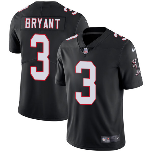 2019 men Atlanta Falcons #3 Bryant black Nike Vapor Untouchable Limited NFL Jersey->atlanta falcons->NFL Jersey